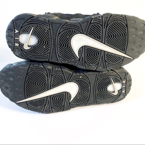 Nike Air More Money Black and Silver Sneakers - Picture 6 of 7